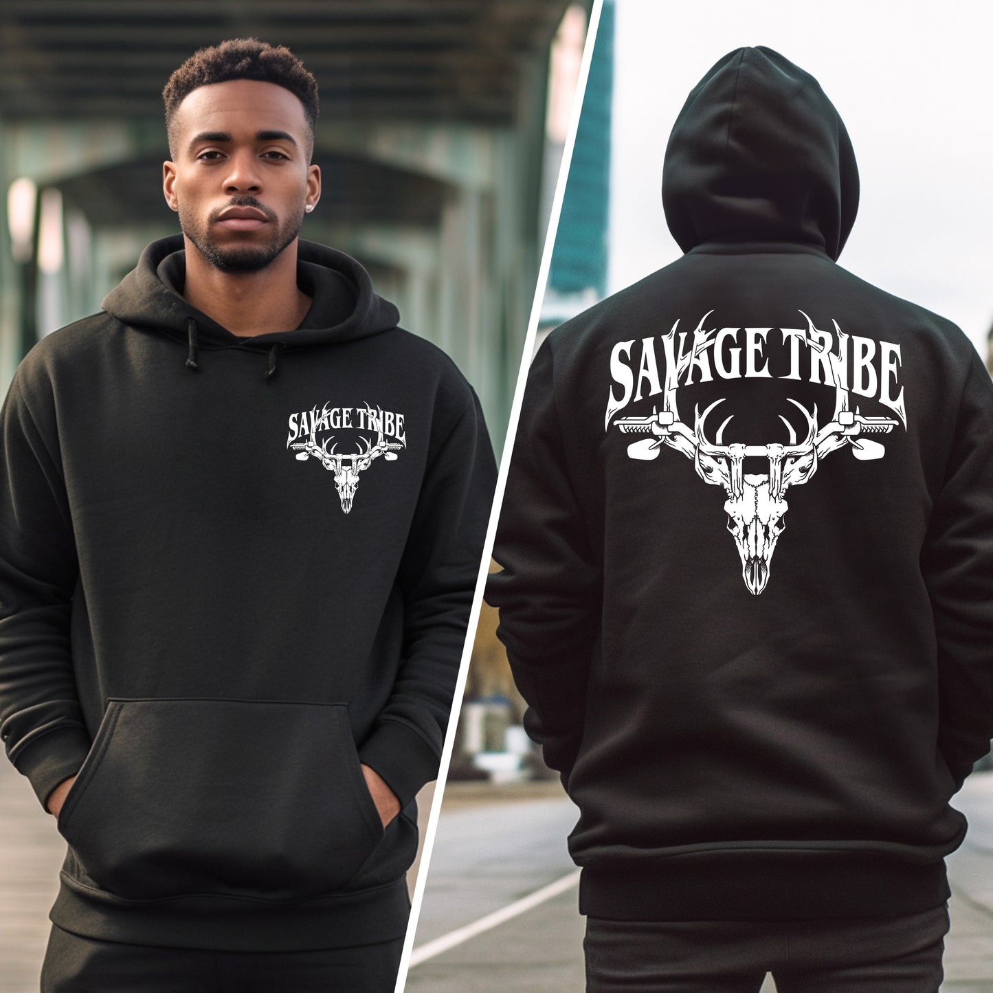 Hoodie "Savage Tribe"