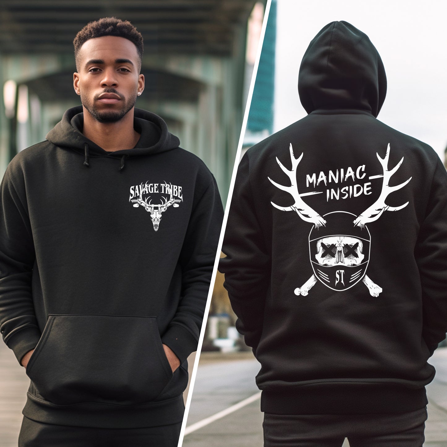 Hoodie "Maniac Inside"